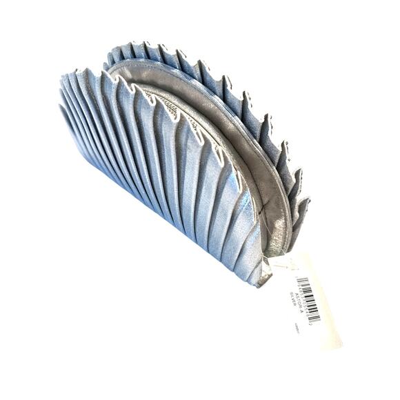 Nina Astor Silver Sparling Clutch Evening Bag - Picture 3 of 8